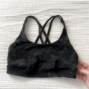 Lululemon Incognito Camo Energy Bra